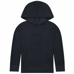 PUMA Youth Fleece Hoodie, Black (size : XS, S, M, L)